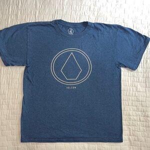 Boys Large Volcom T-Shirt, Blue